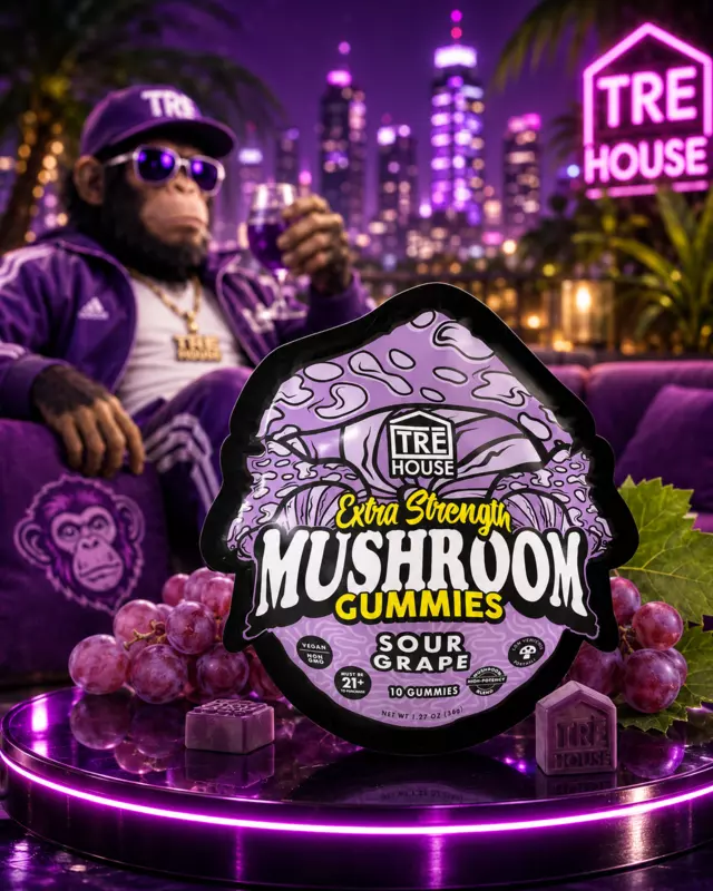 TRE HOUSE MUSHROOM GUMMIES GRAPE