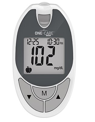 ONE-CARE Glucose Monitoring Kit for Self-Testing, 1/bx