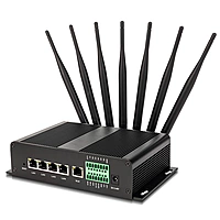 4G LTE Industrial Router with Dual SIM Slot, 2.4G/5.8G Dual-Band WiFi, Gigabit Ports, Quectel IoT Module Support