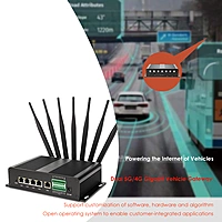 Dual SIM 4G/5G LTE Industrial Router with Dual Gigabit Ethernet, High-Speed Wireless Gateway, Private/Commercial Network Compatible