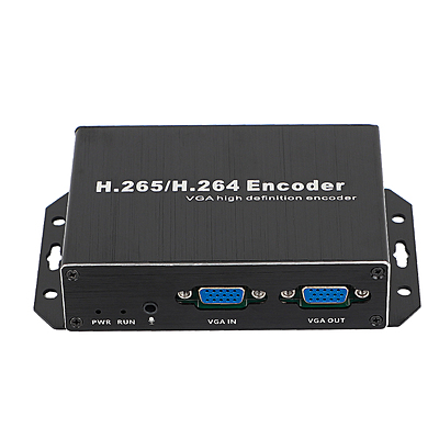 H.265 1080P@60FPS PoE VGA Encoder w/Loopout | RTMP/RTSP/SRT Streaming for IPTV & ONVIF Surveillance