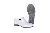 Marina White Grey Slip-on Shoe