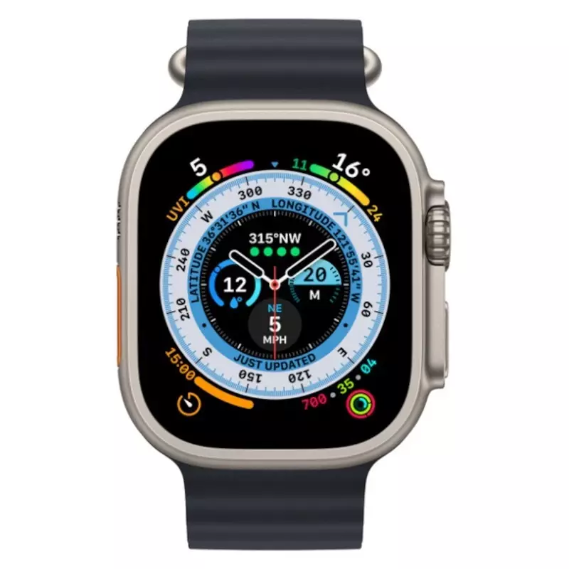 APPLE WATCH ULTRA 2 GPS + CELLULAR 49 MM NATURAL TITANIUM OCEAN BAND NAVY