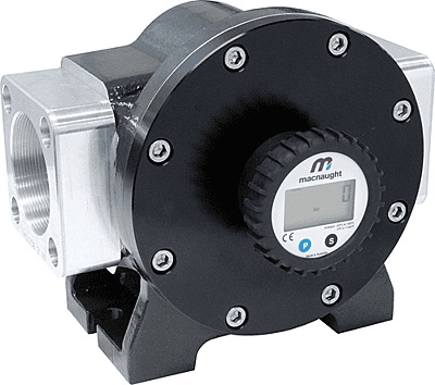 3" Flowmeter, 5-317 GPM, 175PSI, Alum/Alum/FKM/FNPT w/Integral Display, No Output