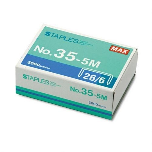 MAX HD-50DF STANDARD 5000pk 1/4" STAPLES