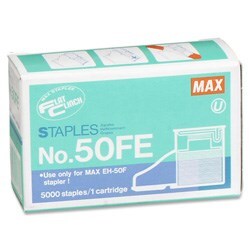 MAX EH-50F FLAT CLINCH 5000pk 3/8" STAPLE CTG