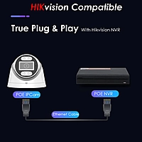 5MP POE Dual-Light Dome IP Camera, UltraHD Security Camera with Audio, H.265, RTMP Live Stream to YouTube/Facebook, ONVIF/Hikvision Compatible, Indoor/Outdoor