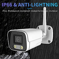 4K 8MP Wireless Bullet IP Camera – Dual Light or Smart IR, Built-In Audio, RTMP to YouTube/Facebook, 2.8mm Lens, Hikvision-Compatible, Outdoor Security Streaming Cam