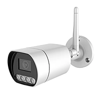 3MP Wireless Bullet IP Camera with Dual Light, H.265, Built-in Audio, RTMP Streaming to YouTube, Facebook, Hikvision Compatible, IP66 Outdoor Surveillance