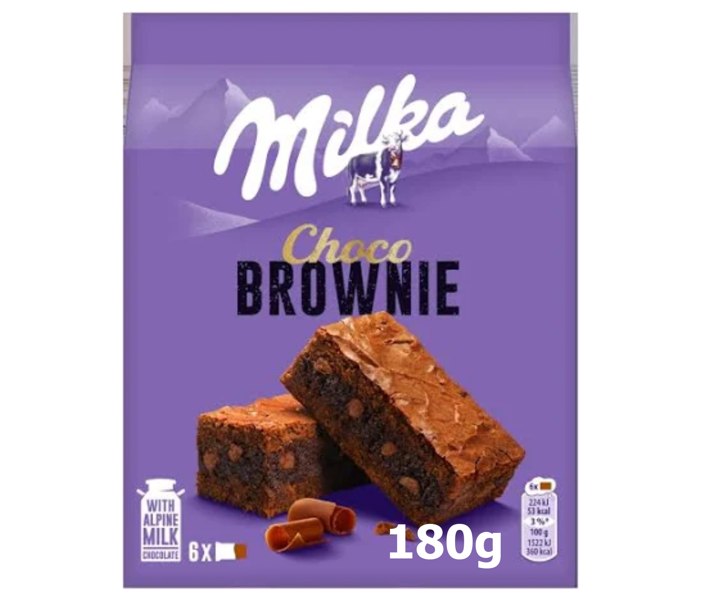 Milka Biscuits-Brownie 180g/13