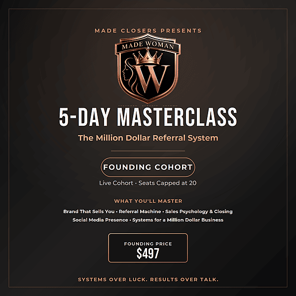 Made Closers 5-Day Masterclass — Founding