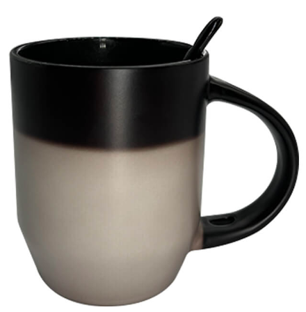 Mug Ceramic with Spoon, 350ml