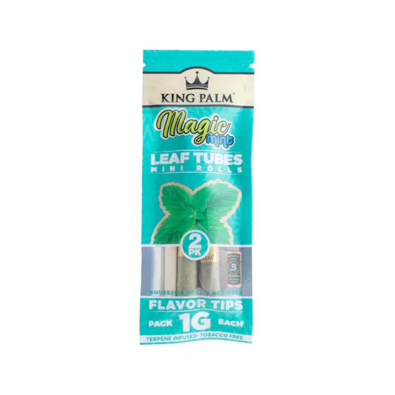 King Palm 2 Mini Rolls � Magic Mint � 20/display
