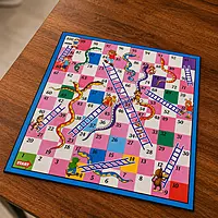 2-in-1 Magnetic Ludo & Snakes Ladder Board Game Set for Kids & Family Travel Game