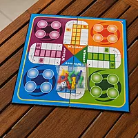 2-in-1 Magnetic Ludo & Snakes Ladder Board Game Set for Kids & Family Travel Game