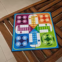 2-in-1 Magnetic Ludo & Snakes Ladder Board Game Set for Kids & Family Travel Game