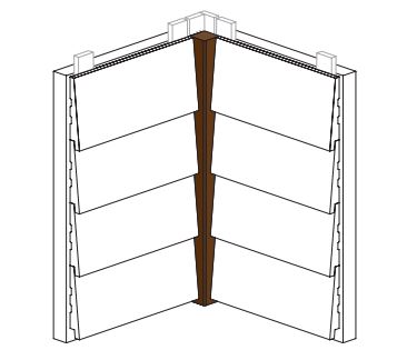 Maibec 2"x2" Inside Corner Maibec 2"x2" Inside Corner