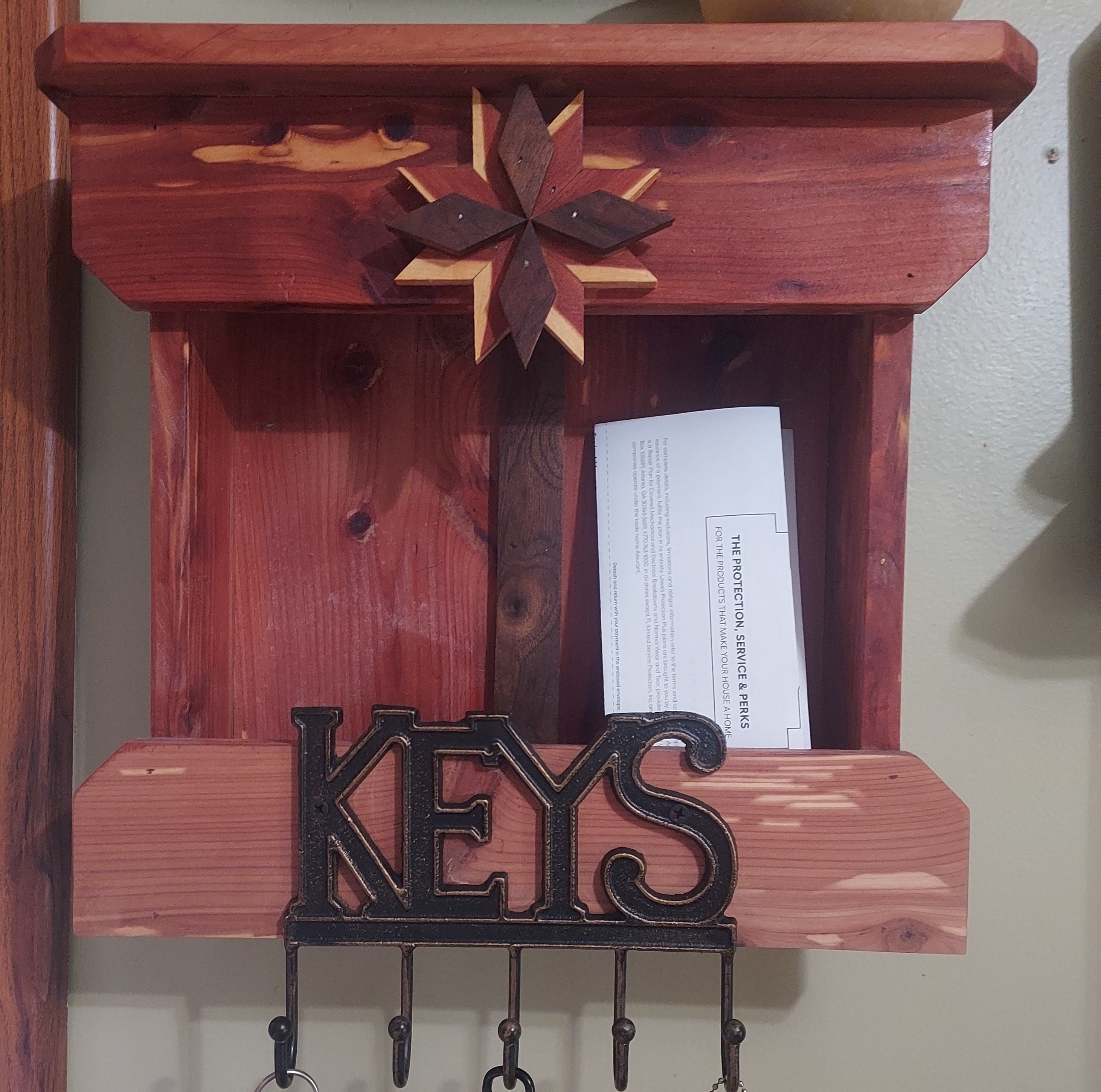 Mail and Key Holder