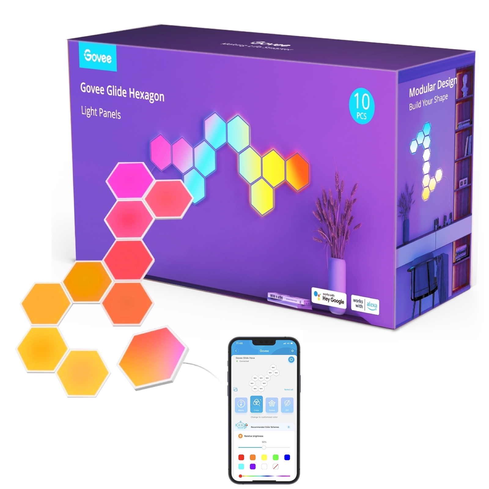 Govee Glide Hexa Light Panels (10 Pack)