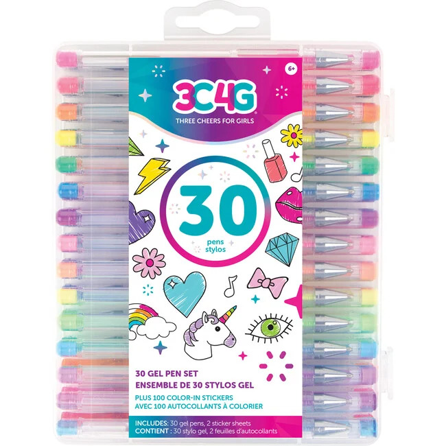 Make It Real 3C4G 30 Piece Gel Pen Set