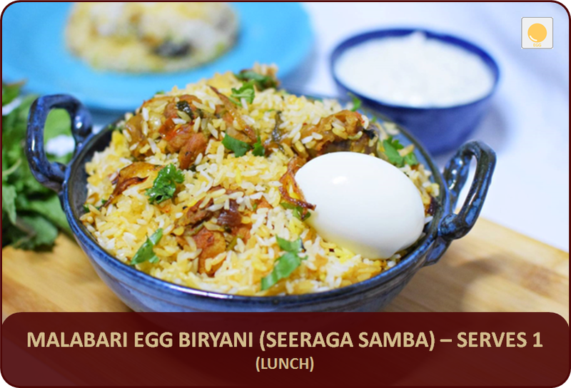 Malabar Egg Biryani - 500 Gms