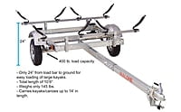 Malone EcoLight 2 Kayak Trailer Package (2 V-Racks) Malone EcoLight 2 Kayak Trailer Package (2 V-Racks)