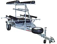Malone MegaSport 2 Boat Ultimate Angler Trailer Package - Bunks