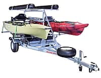 Malone MegaSport 2 Boat Ultimate Angler Trailer Package - Bunks