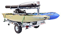 Malone MegaSport LowBed Trailer w/Tier, Spare, 2 sets Bunks, Cargo Box, 2 Rod Tubes Malone MegaSport LowBed Trailer w/Tier, Spare, 2 sets Bunks, Cargo Box, 2 Rod Tubes