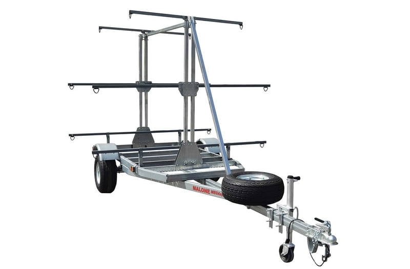 Malone MegaSport Outfitter 3 Tier Trailer w/SpareTire Malone MegaSport Outfitter 3 Tier Trailer w/SpareTire