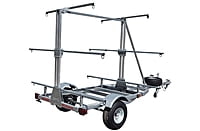 Malone MegaSport Outfitter 3 Tier Trailer w/SpareTire Malone MegaSport Outfitter 3 Tier Trailer w/SpareTire