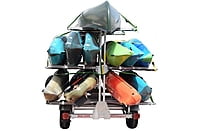 Malone MegaSport Outfitter 3 Tier Trailer w/SpareTire Malone MegaSport Outfitter 3 Tier Trailer w/SpareTire