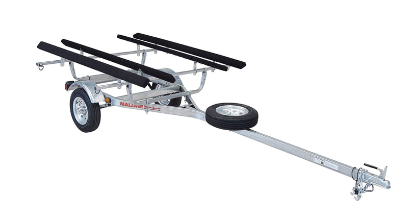 Malone MicroSport 2 Kayak Trailer Package (2 Sets Bunks, Spare Tire)