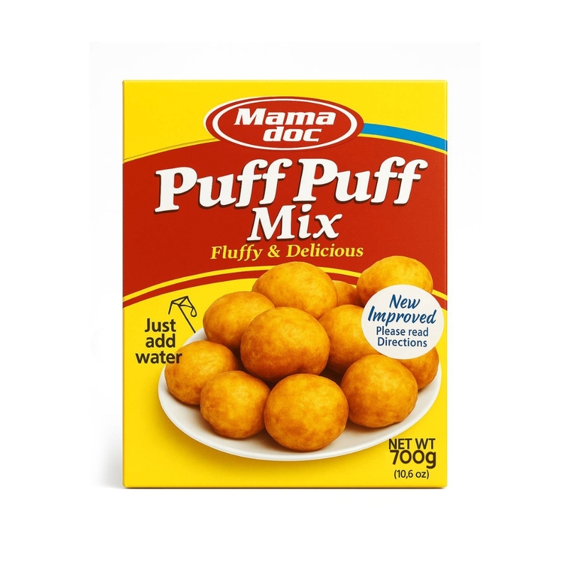 25456     Mama Doc Puff Puff Mix 700g X 12