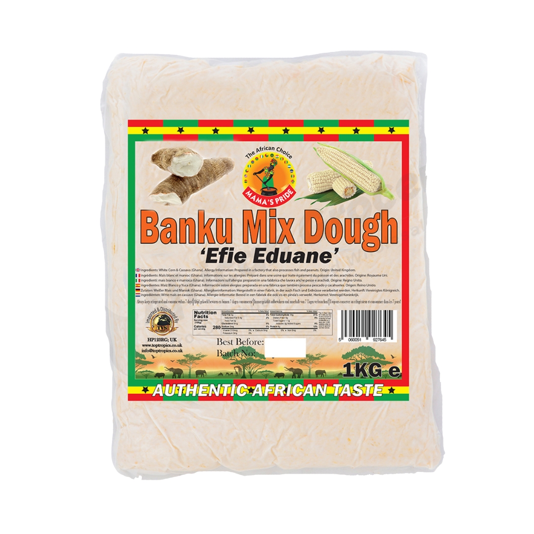 10252 Mamas Pride Banku Mix Dough 1kg X 10