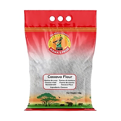 25426     Mamas Pride Cassava Flour 1.5kg X 5