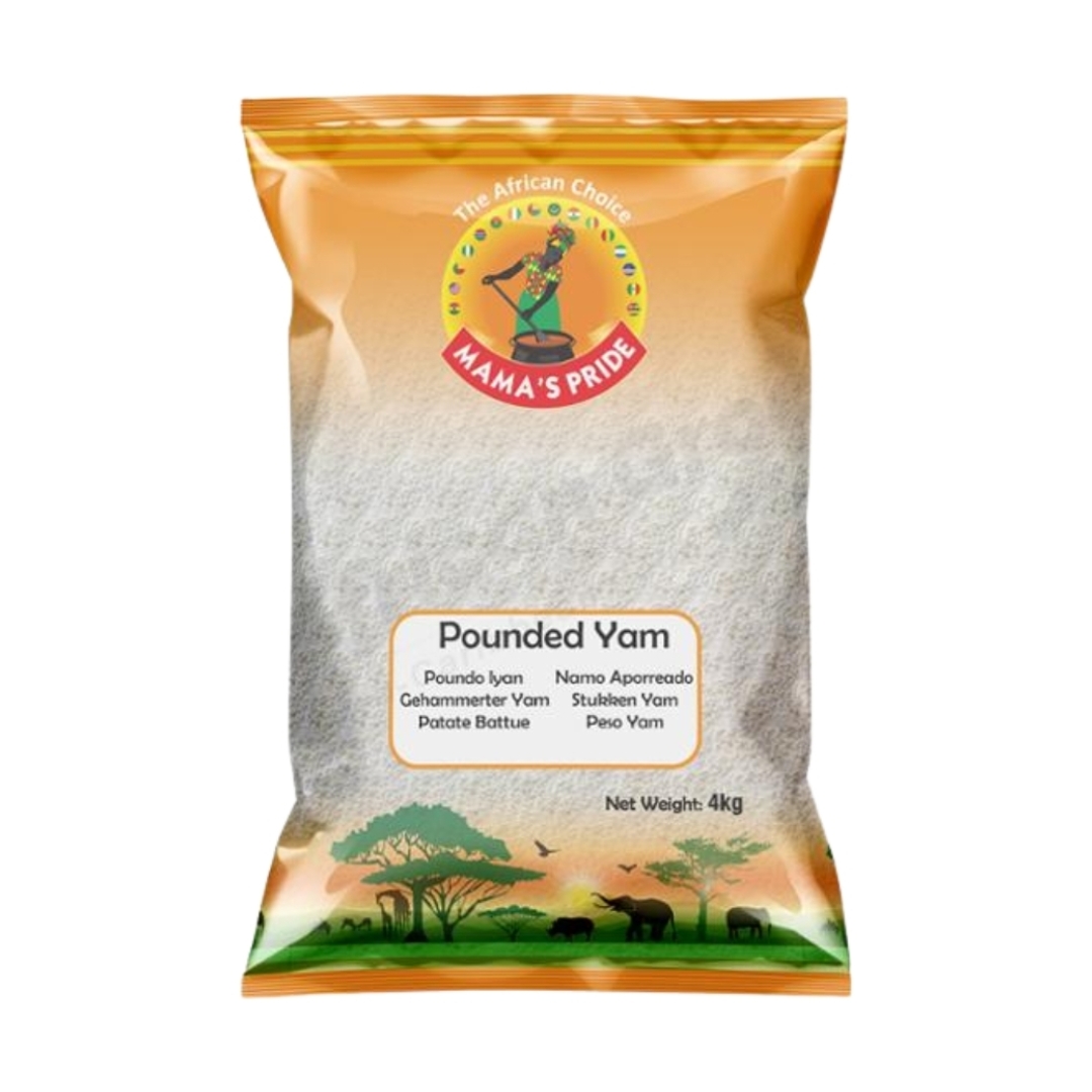 10078 Mamas Pride Pounded Yam 4kg X 5