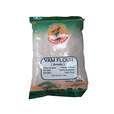 25486 Mamas Pride Yam Powder (Amala) 1.5kg X 5