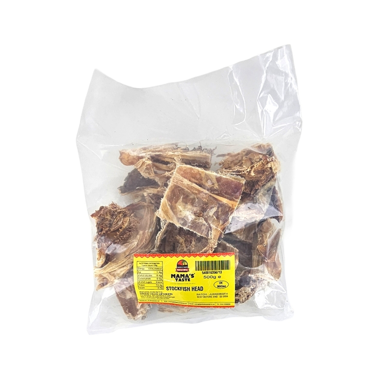 25065 Mamas Taste Stockfish Head 500g X 10