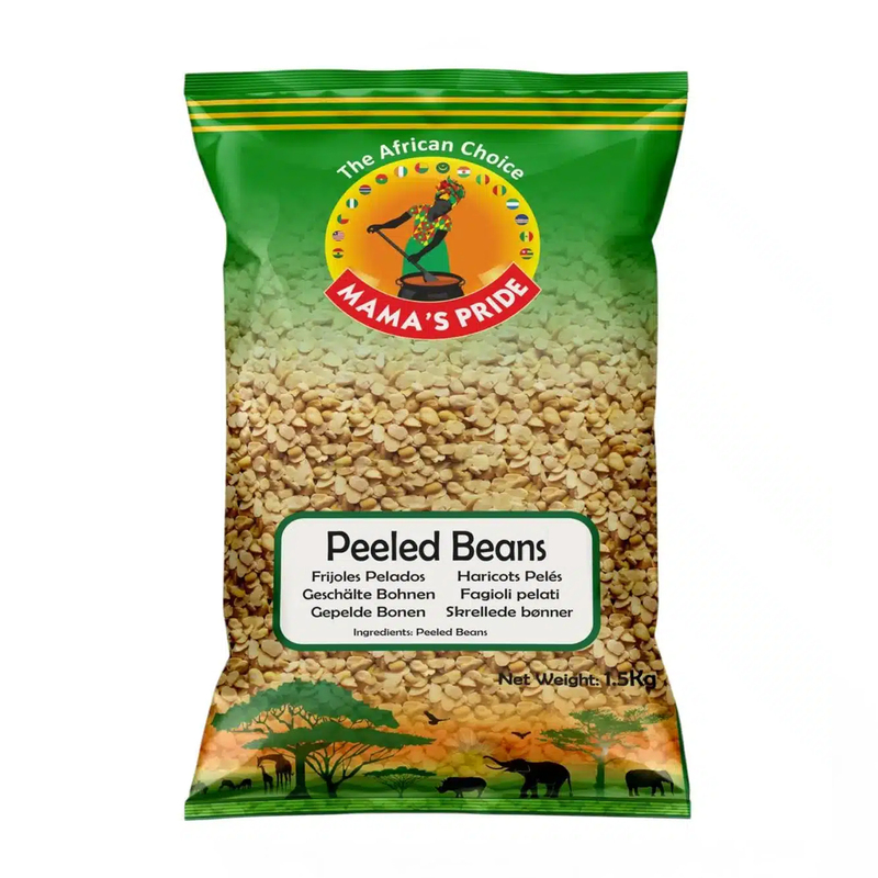 10087 Mamas Pride Peeled Beans 1.5kg X 6