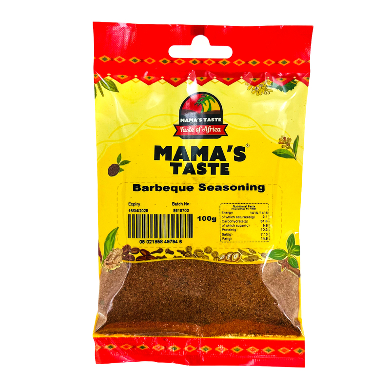 26628 Mamas Taste Barbeque Seasoning 100g X 8