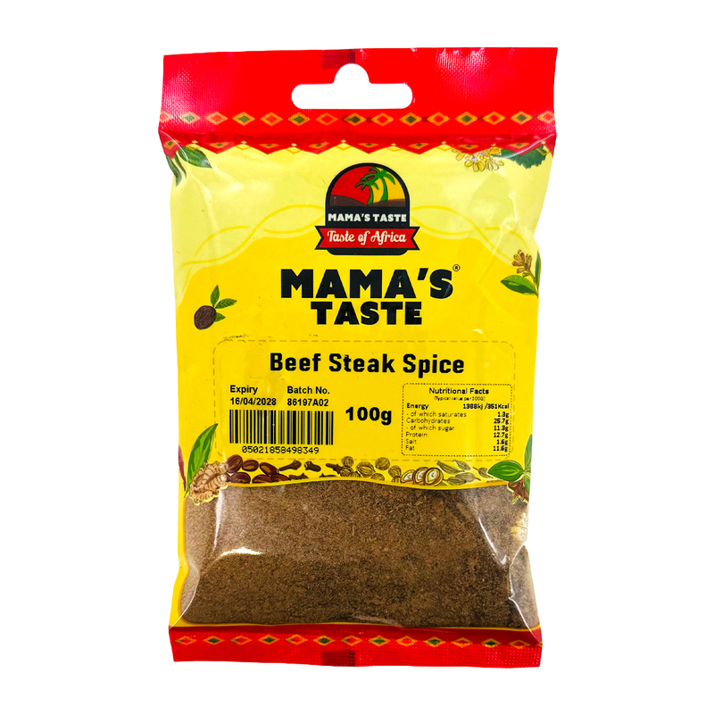 26630 Mamas Taste Beef Steak Spice 100g X 8
