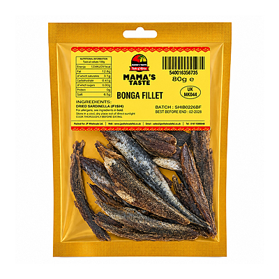 25087 Mamas Taste Bonga Fillet 80g X 10