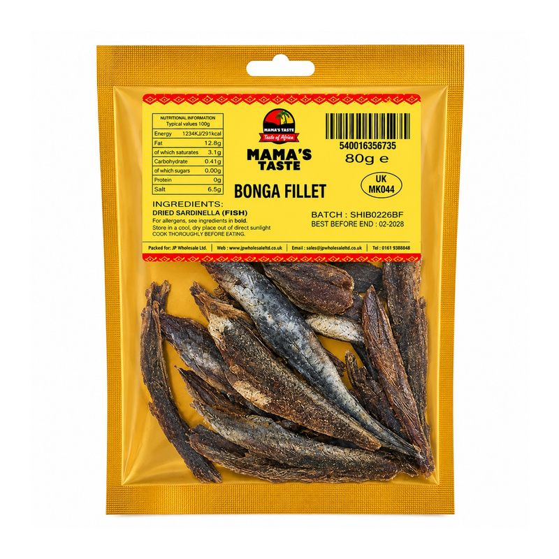 25087 Mamas Taste Bonga Fillet 80g X 10