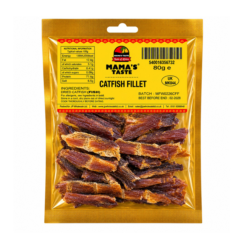 25084 Mamas Taste Catfish Fillet 80g X 10