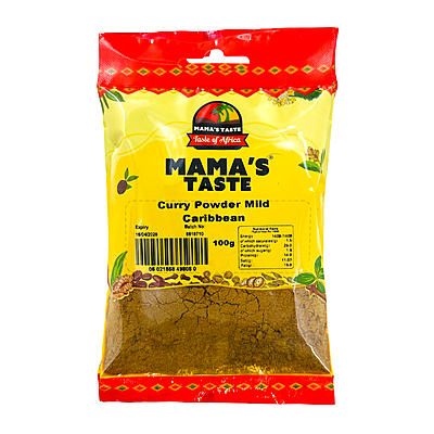 26638 Mamas Taste Curry Powder Mild Caribbean 100g X 8