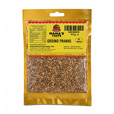 25078     Mamas Taste Ground Prawns 40g X 10