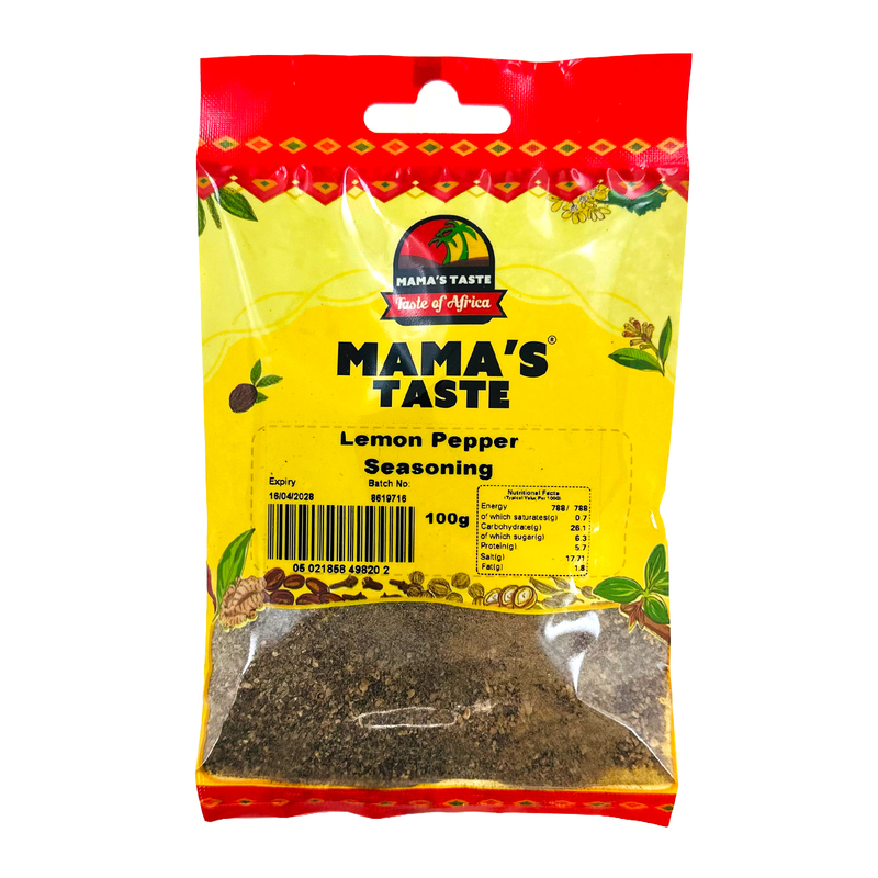 26646 Mamas Taste Lemon Pepper Seasoning 100G X 8