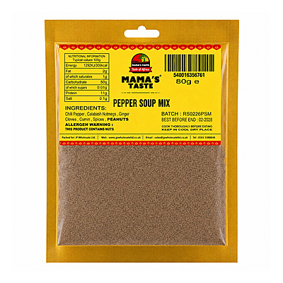 25112 Mamas Taste Pepper Soup Mix 80g X 10