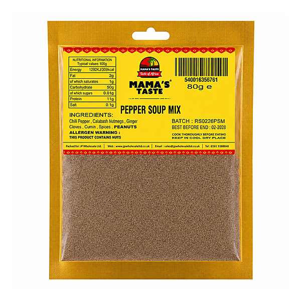25112 Mamas Taste Pepper Soup Mix 80g X 10